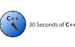 30 Seconds of C++ media 1