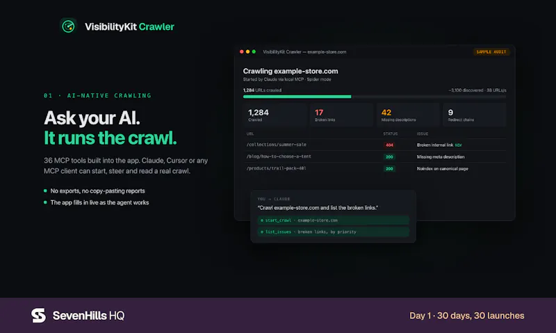 VisibilityKit Crawler screenshot 2