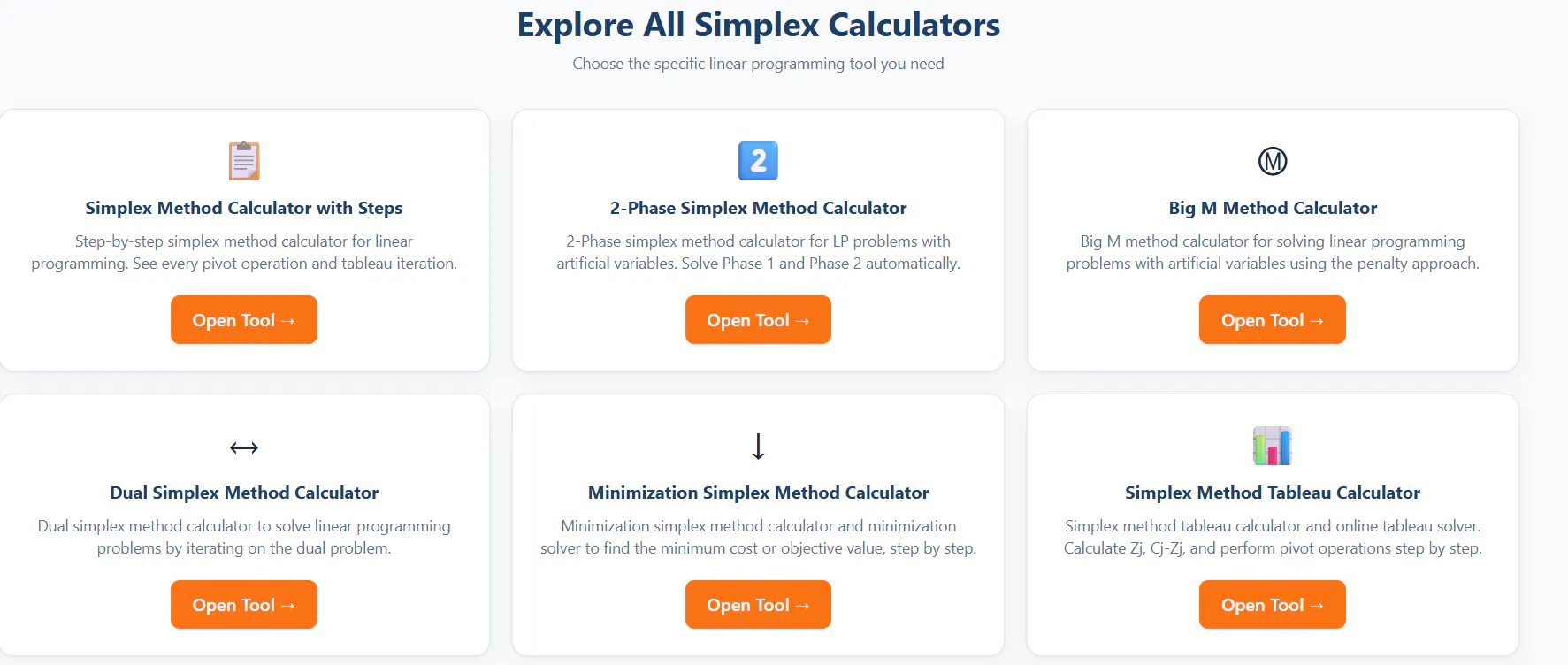 Simplex Method Calculator gallery image