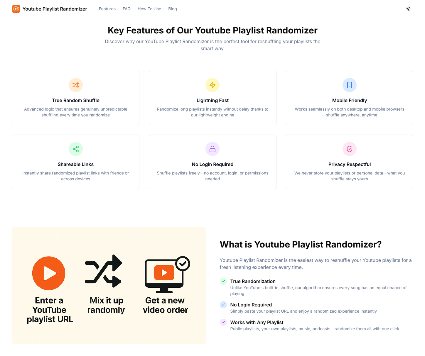 YouTube Playlist Randomizer gallery image