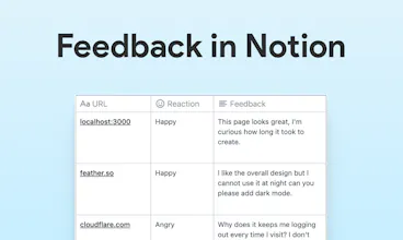 Notion Feedback gallery image