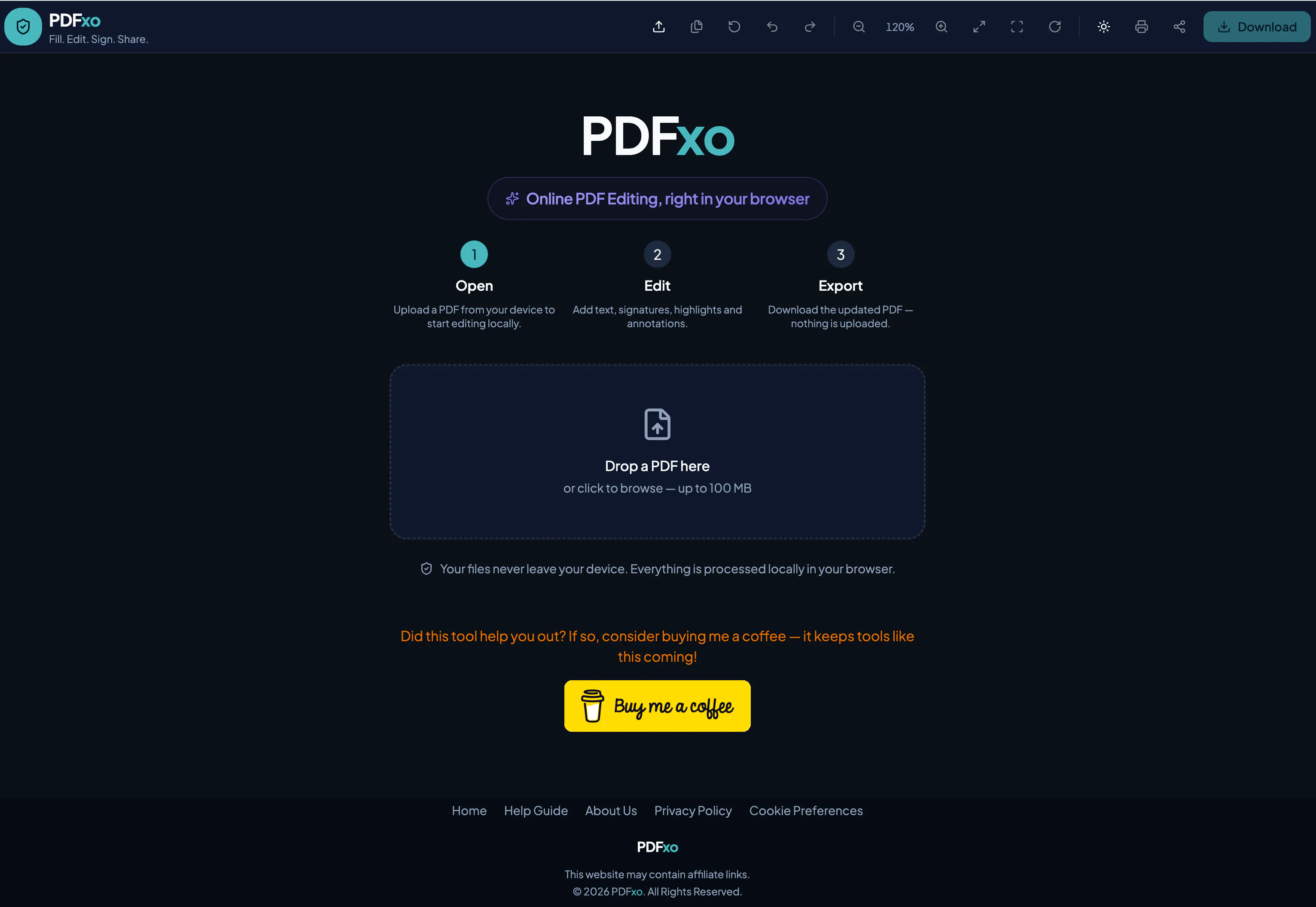 Online — Fill, Sign & Edit PDFs Free