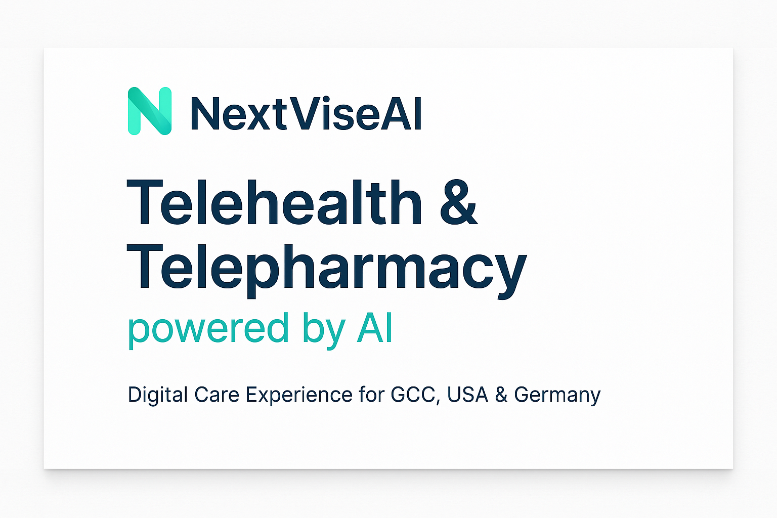 NextViseAI – AI Agents for Telehealth logo