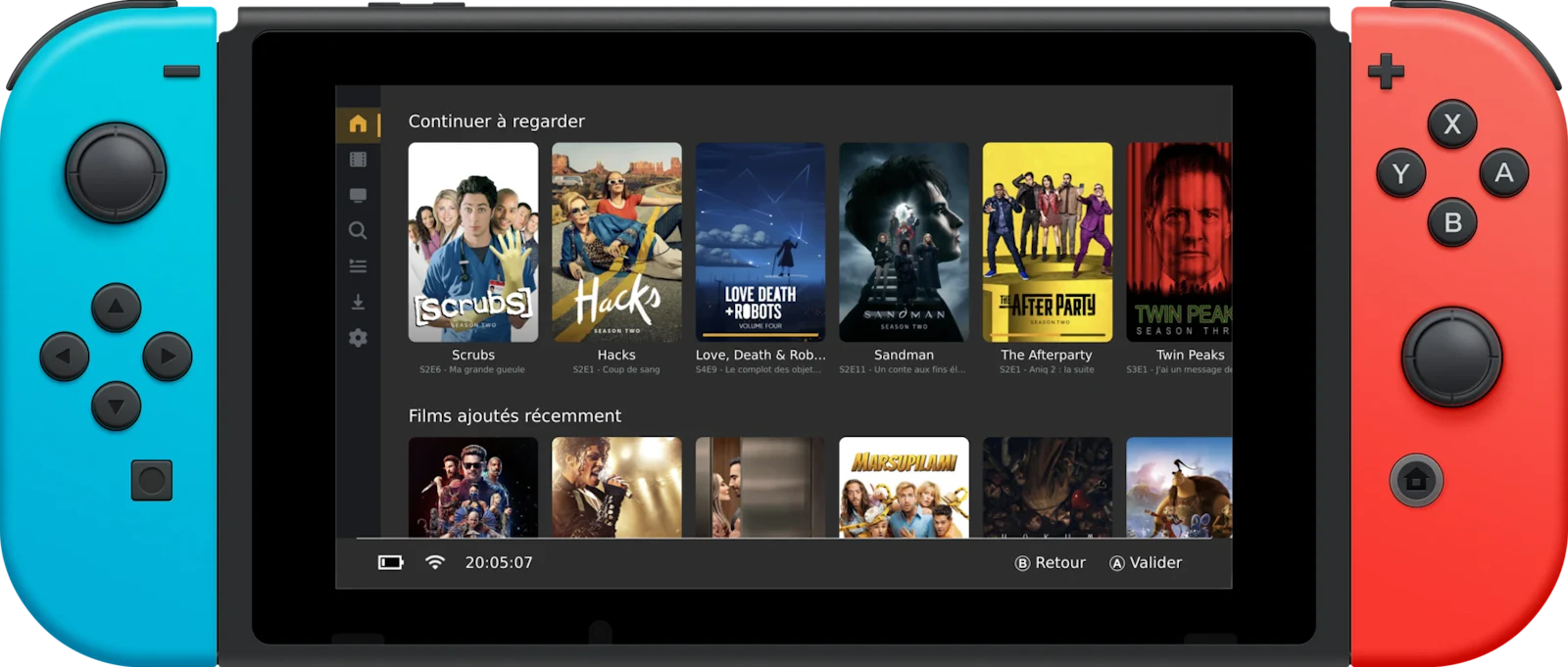 pleNx — Plex client for Nintendo Switch screenshot 1