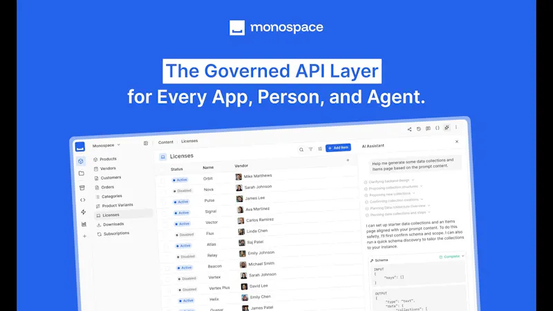 Monospace from Directus screenshot 1 (video preview)