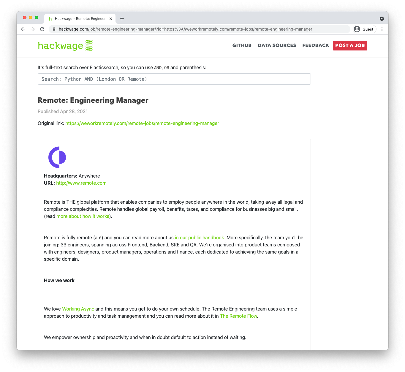 Hackwage gallery image