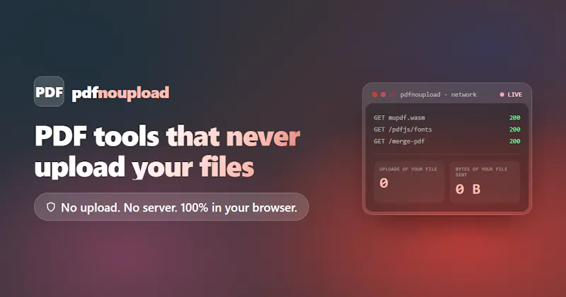 pdfnoupload screenshot 1