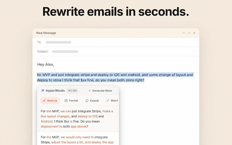 HyperWords screenshot 1