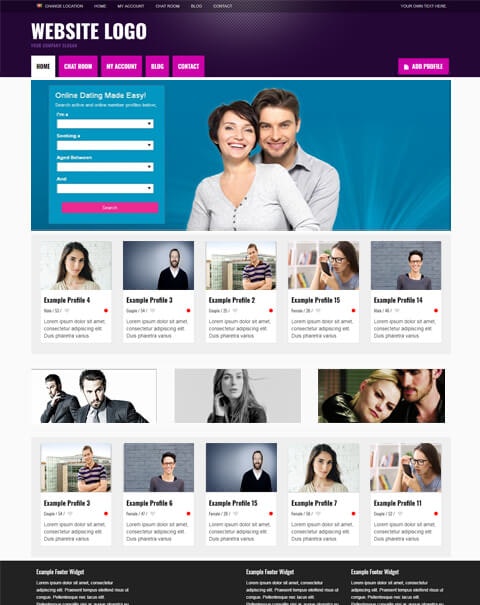 Diseño web de matrimonio media 2