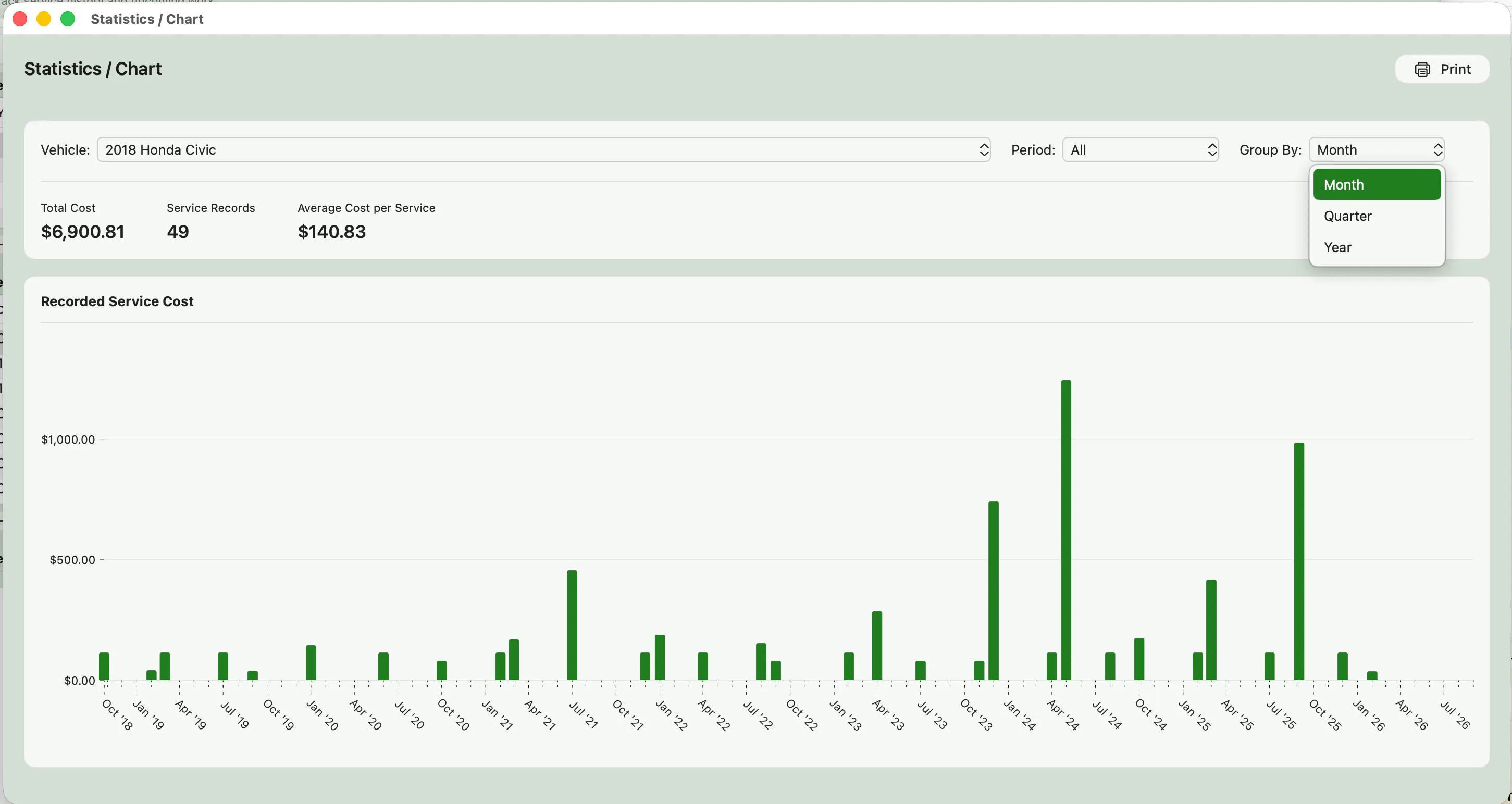 Vehicle Service Tracker gallery image