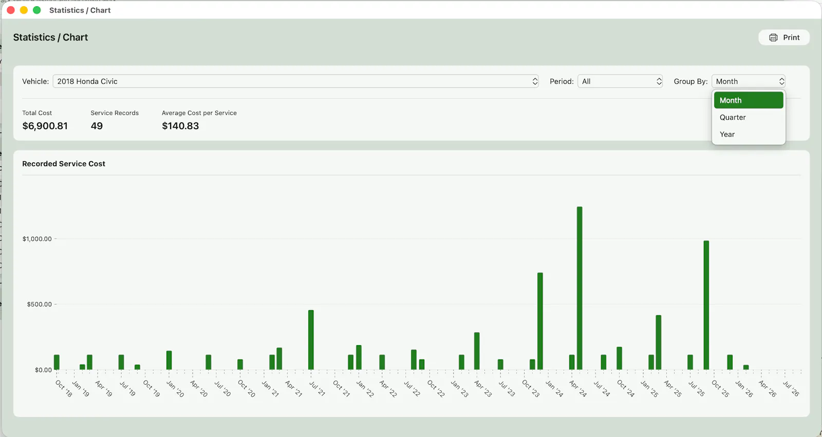 Vehicle Service Tracker screenshot 4