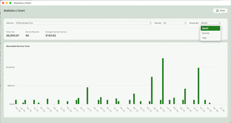 Vehicle Service Tracker screenshot 4