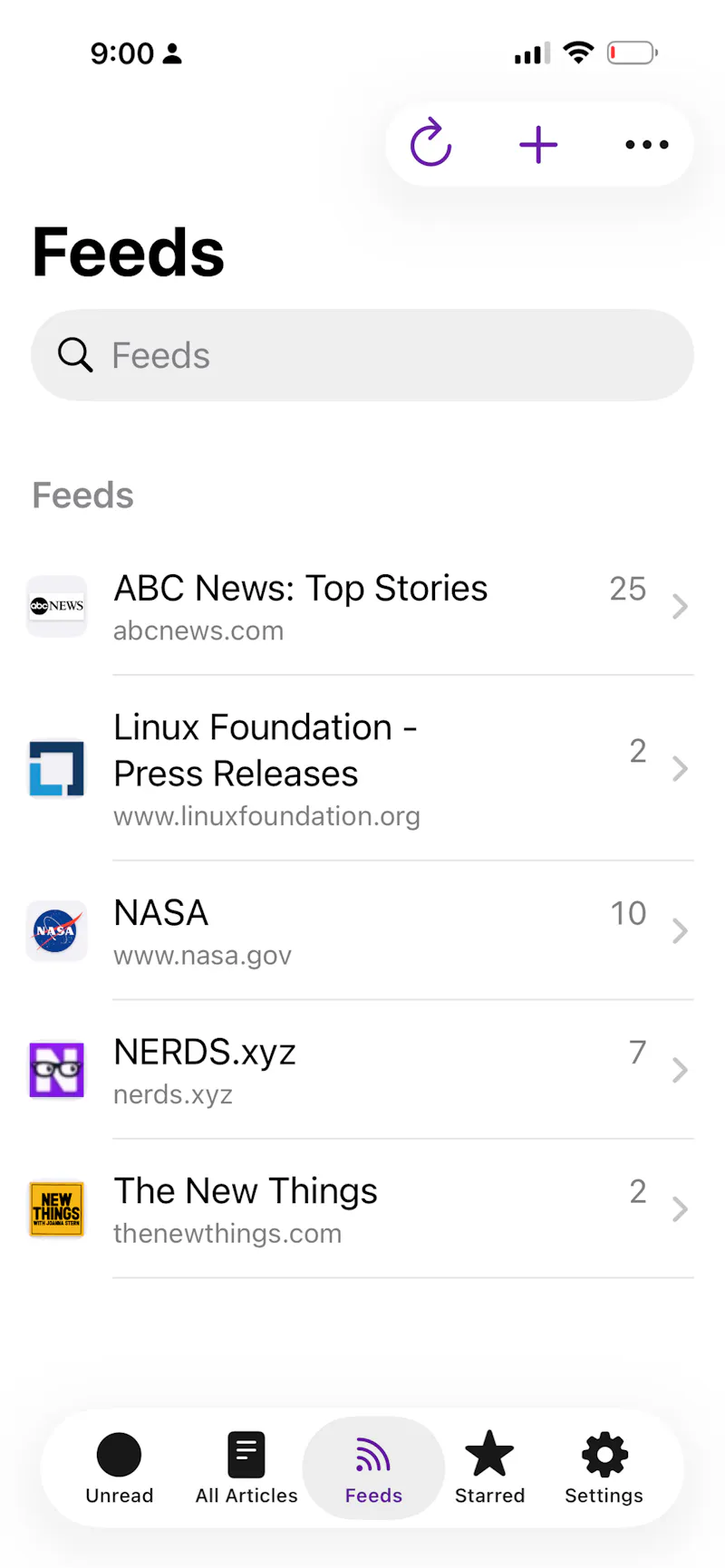 FeedLizard screenshot 2