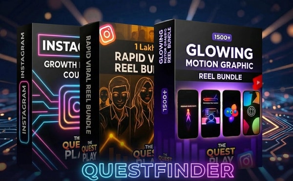 Glowing Motion Graphic Reels Bundle !! - Main product screenshot demonstrating key features and user interface