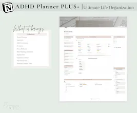 ADHD+ Notion Life Planner | Ultimate gallery image