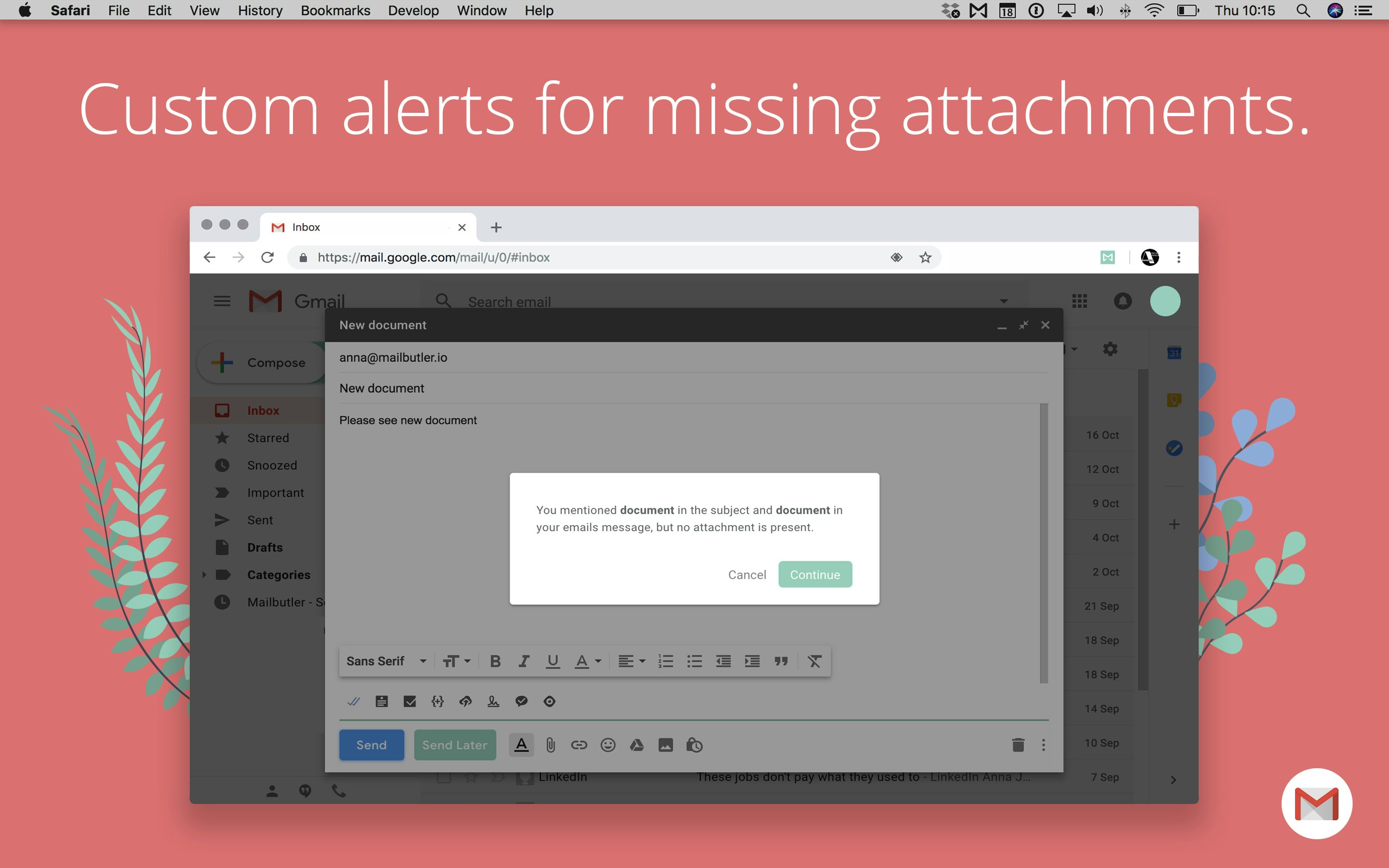 Mailbutler 2.2 for Gmail Image