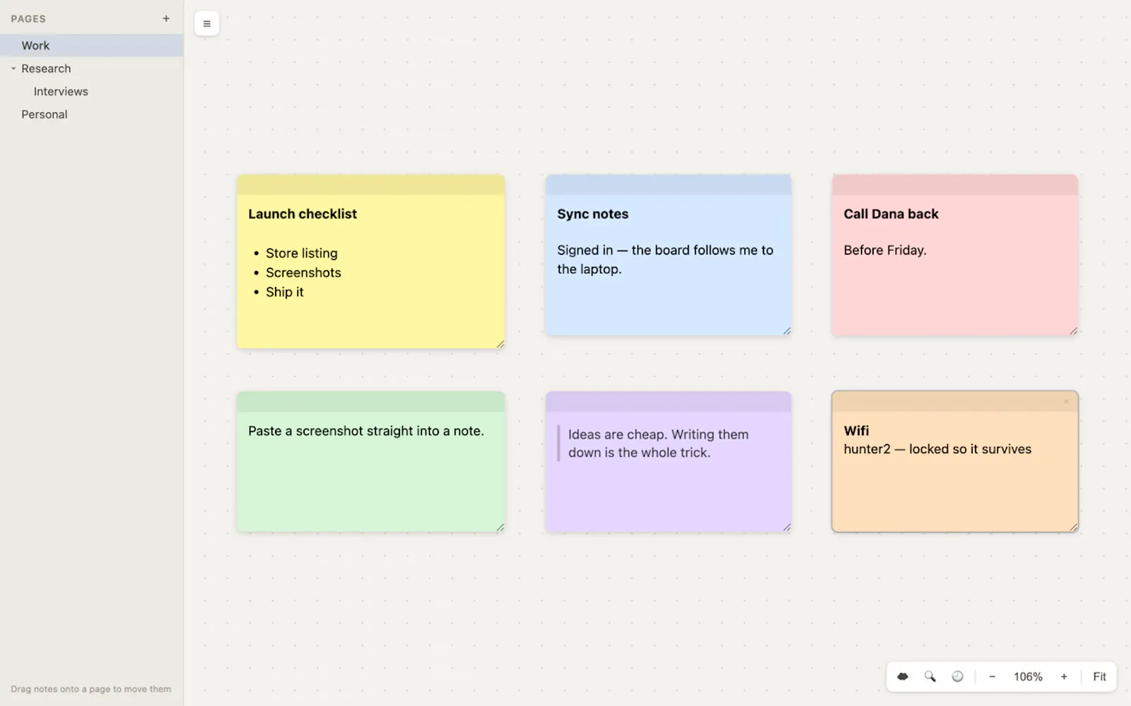 Easy Note screenshot 1