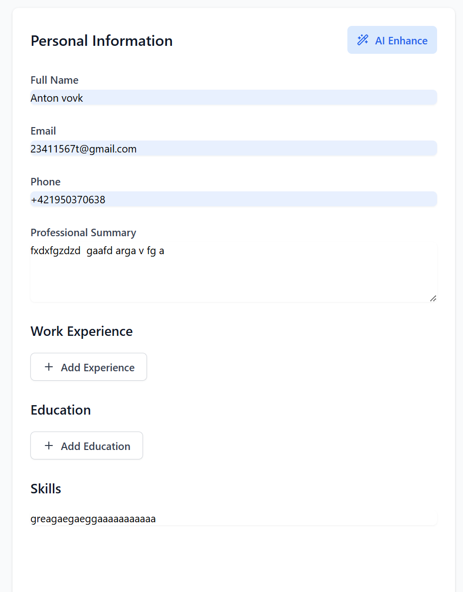 Cv maker gallery image
