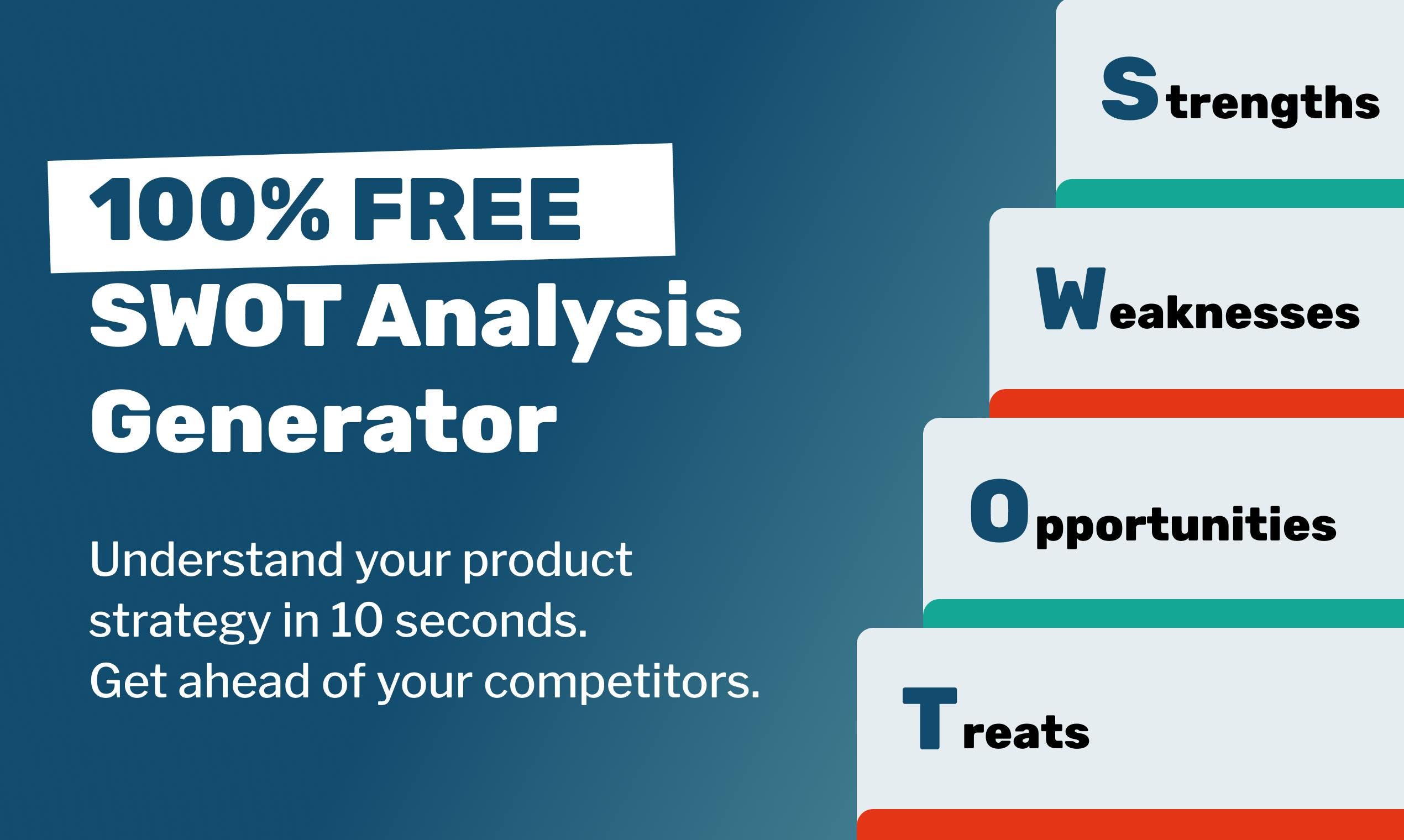 SWOT Analysis Generator media 1