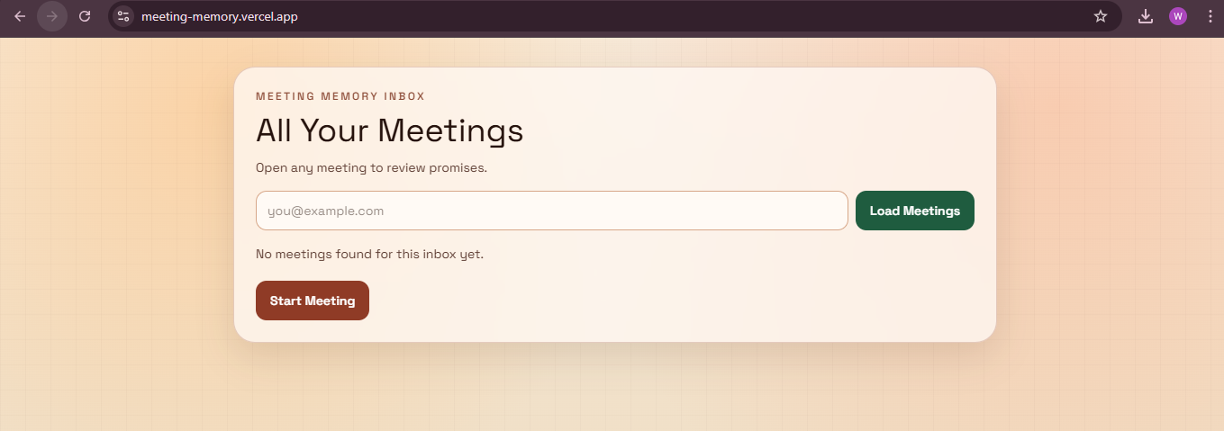 Meeting Memory gallery image