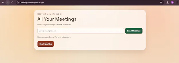 Meeting Memory gallery image