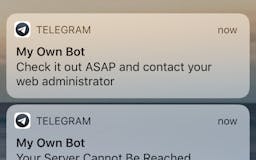 Downtime Bot for Telegram media 1