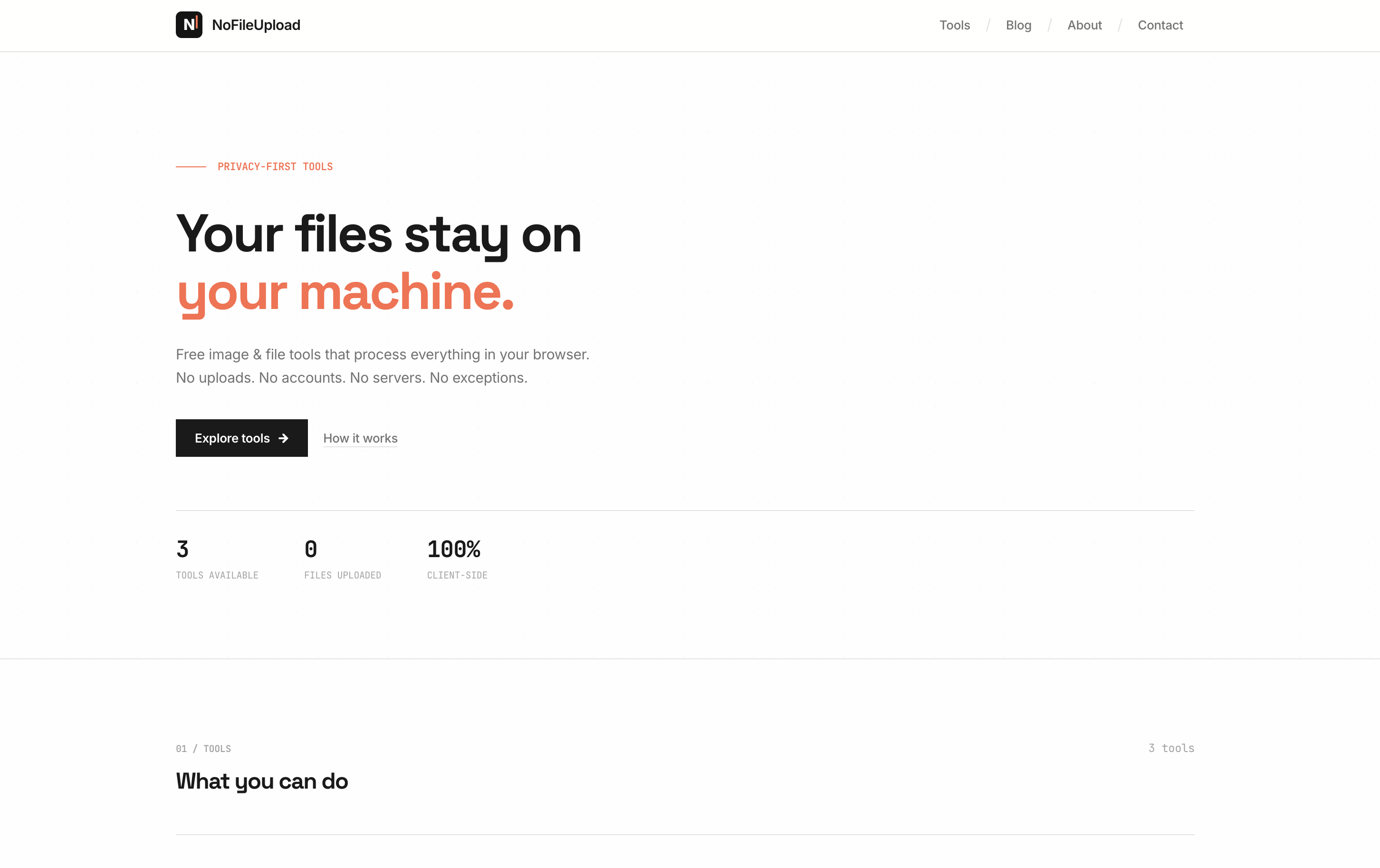NoFileUpload gallery image