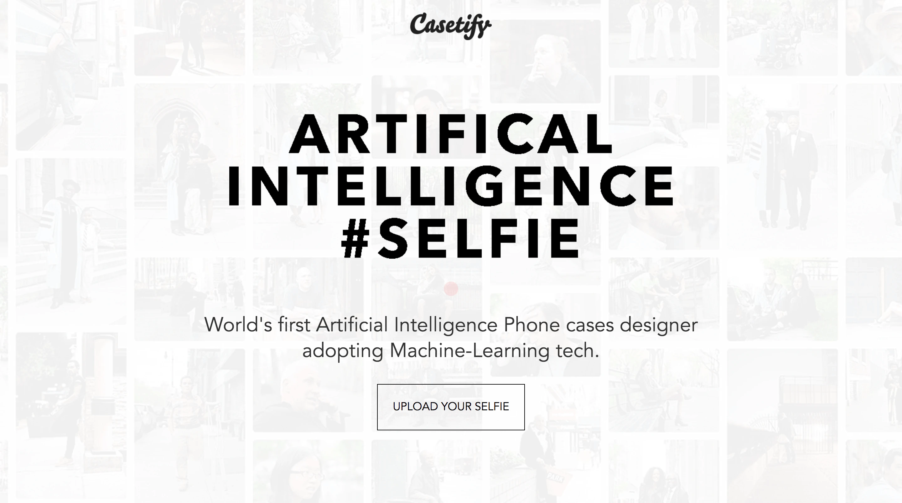 Casetify A.I. selfie Phone Case Designer