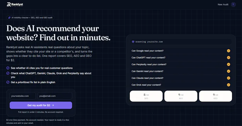 Ranklyst screenshot 1