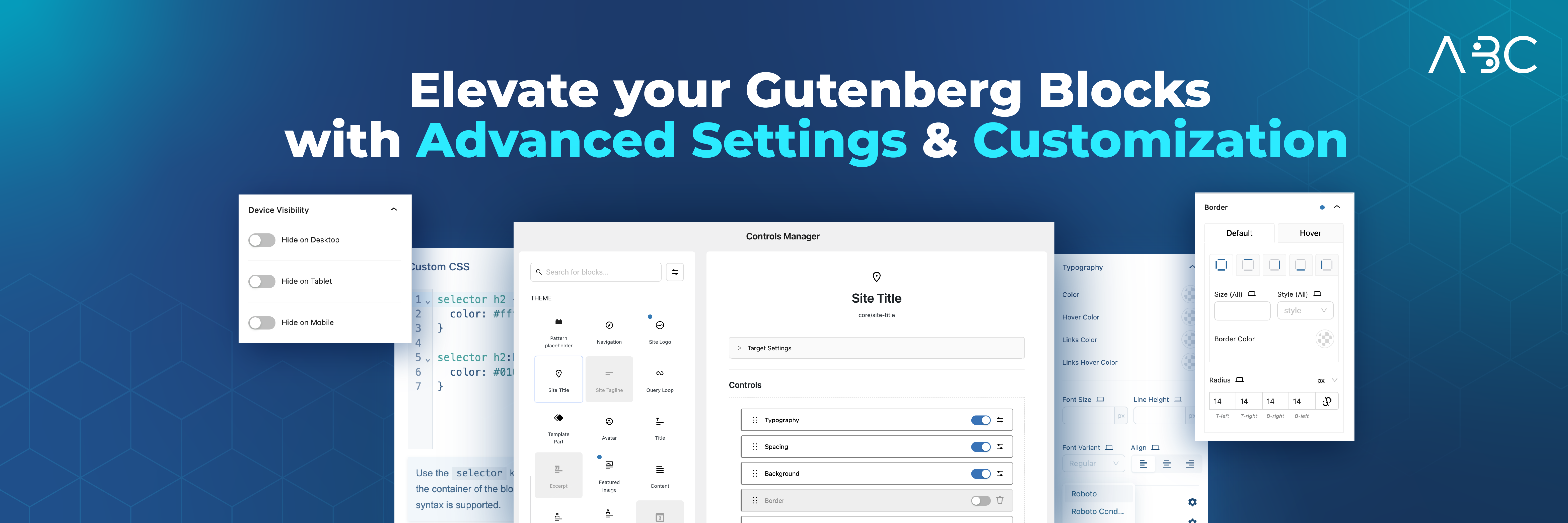 Advanced Block Controls (ABC) - WordPress Block Styling & Customization Toolkit media 2