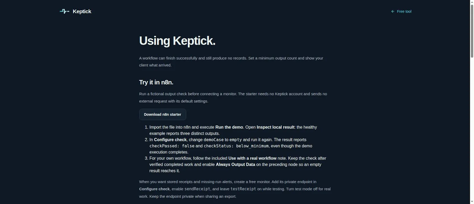Keptick screenshot 3