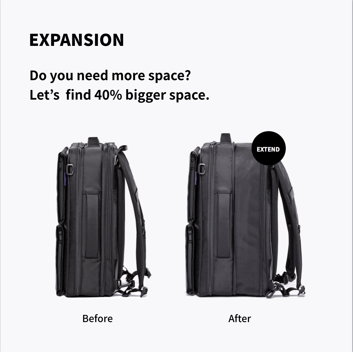 Looper - the New Tech Luggage backpack! gallery image