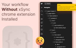xSync: Chrome extension for Webflow media 3