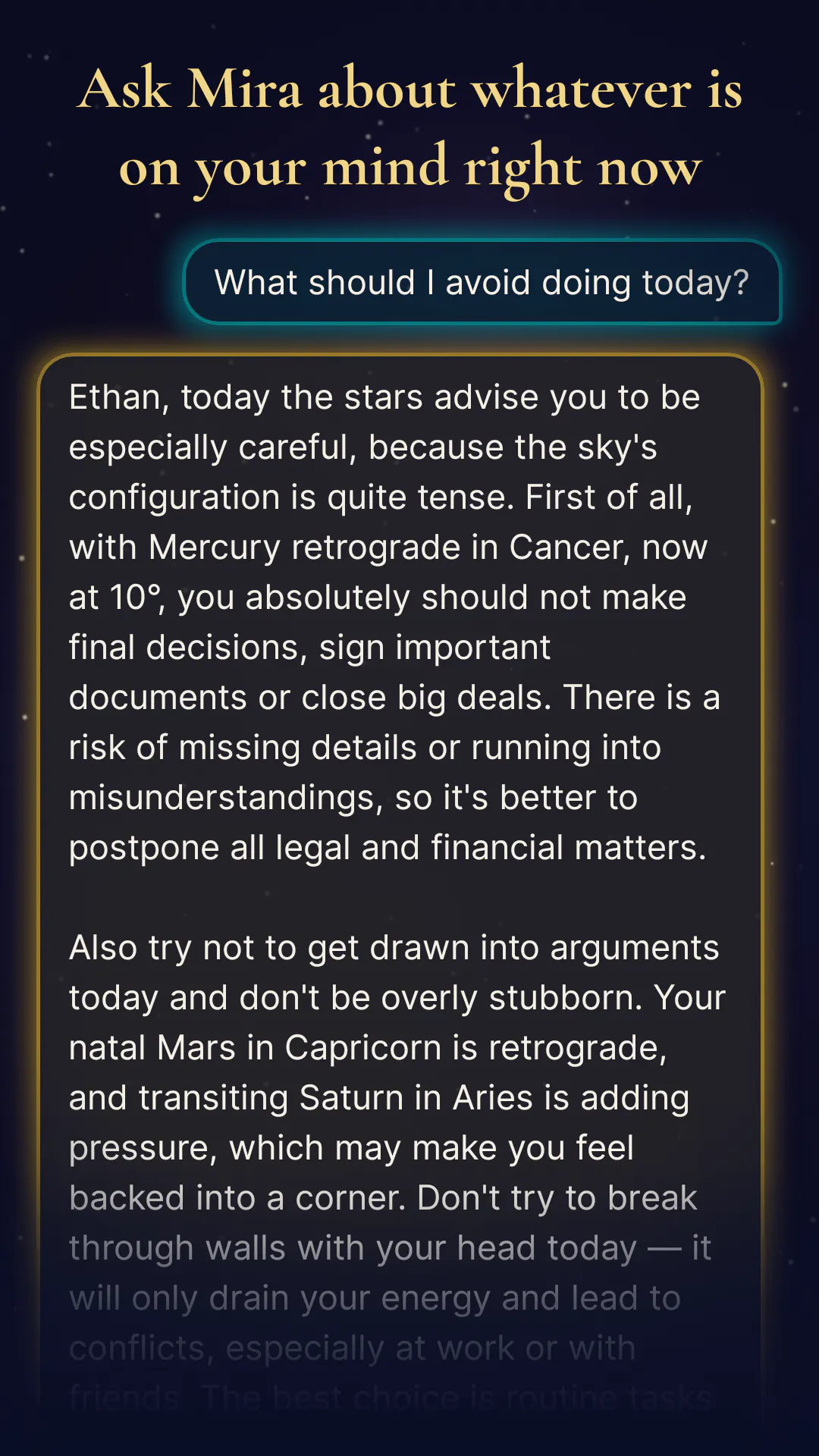 HeyMira — AI Astrologer Friend gallery image