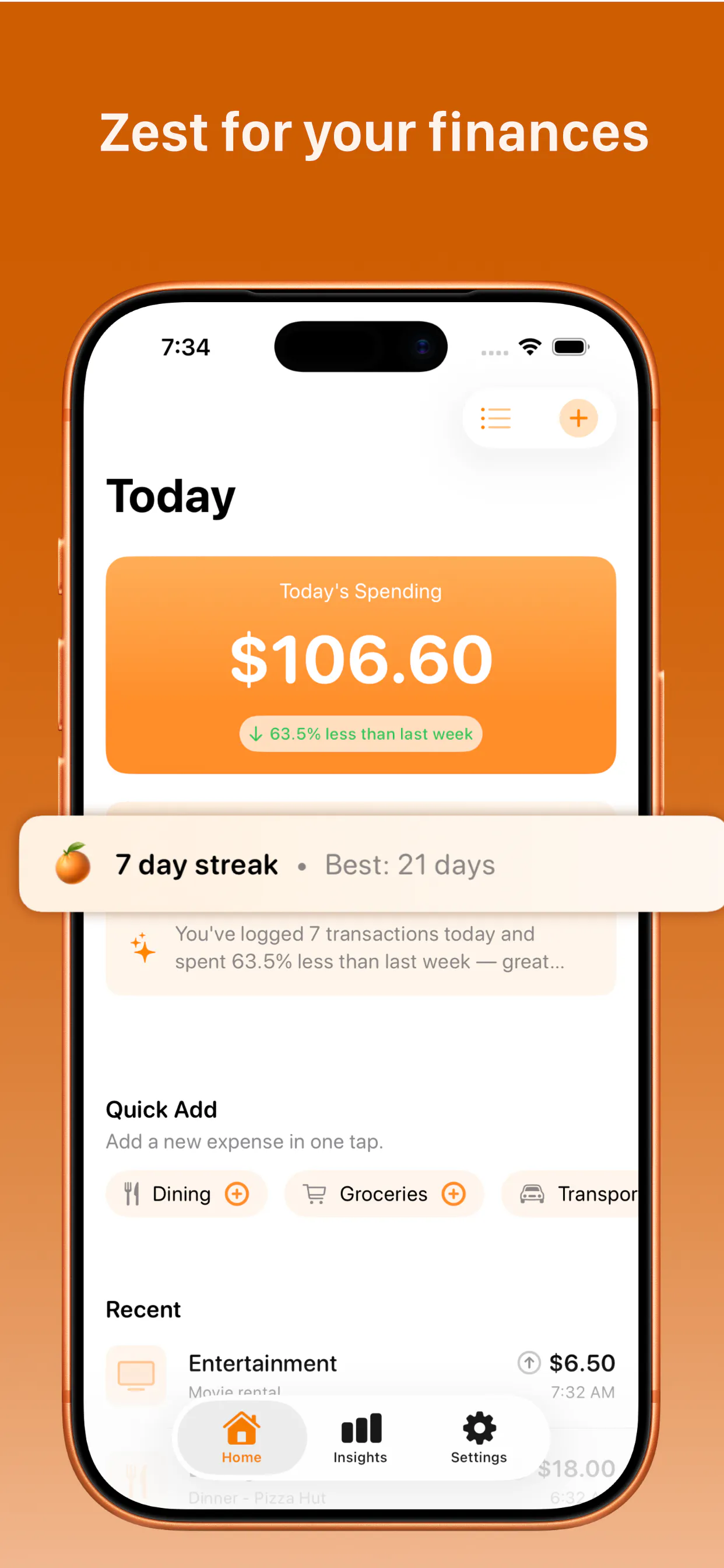 Kumquat: Expense Tracker gallery image