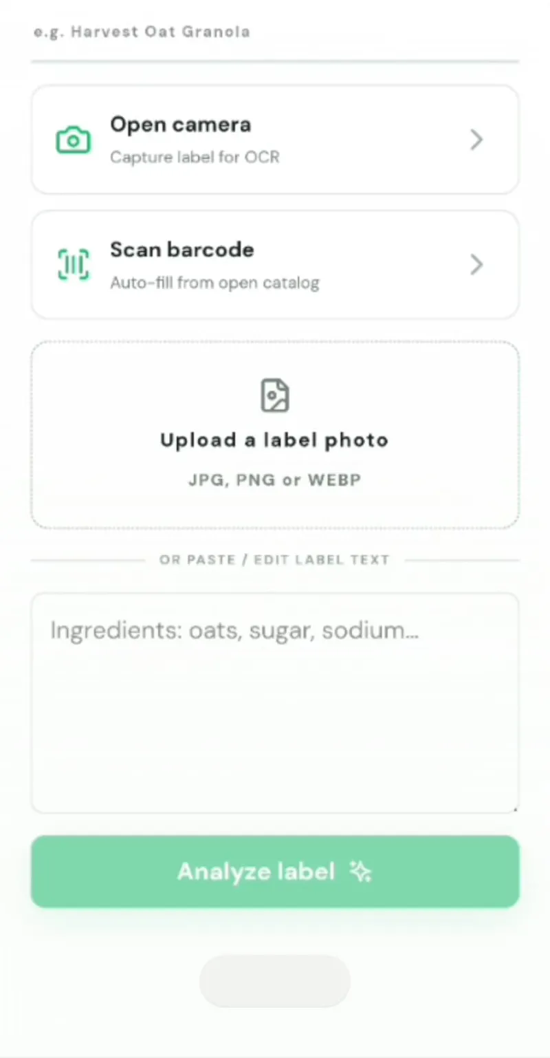 IngreLens screenshot 3