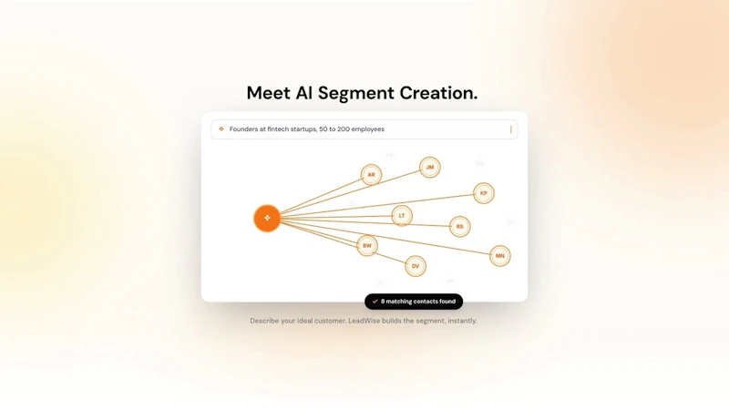 LeadWise screenshot 1 (video preview)