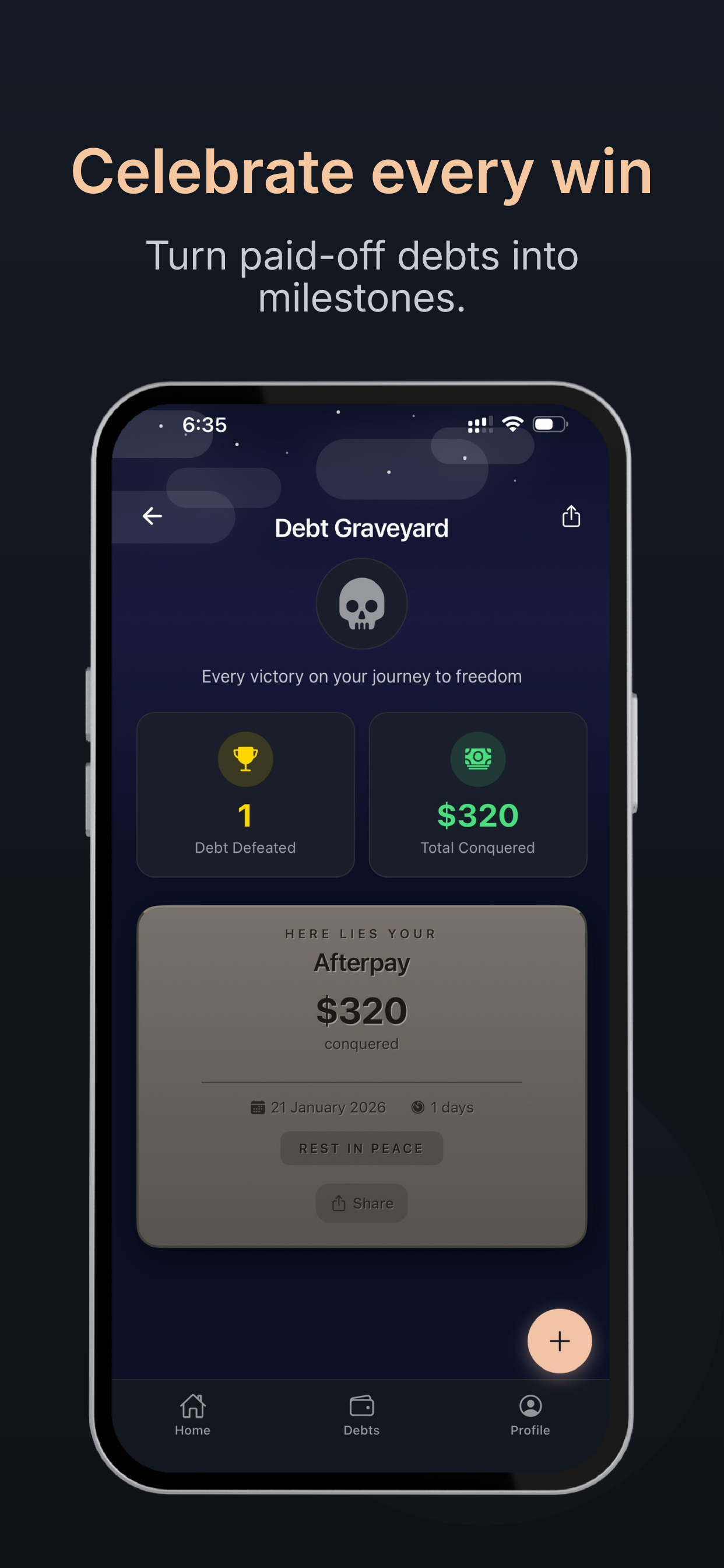 RAYN: Calm Debt Tracker gallery image