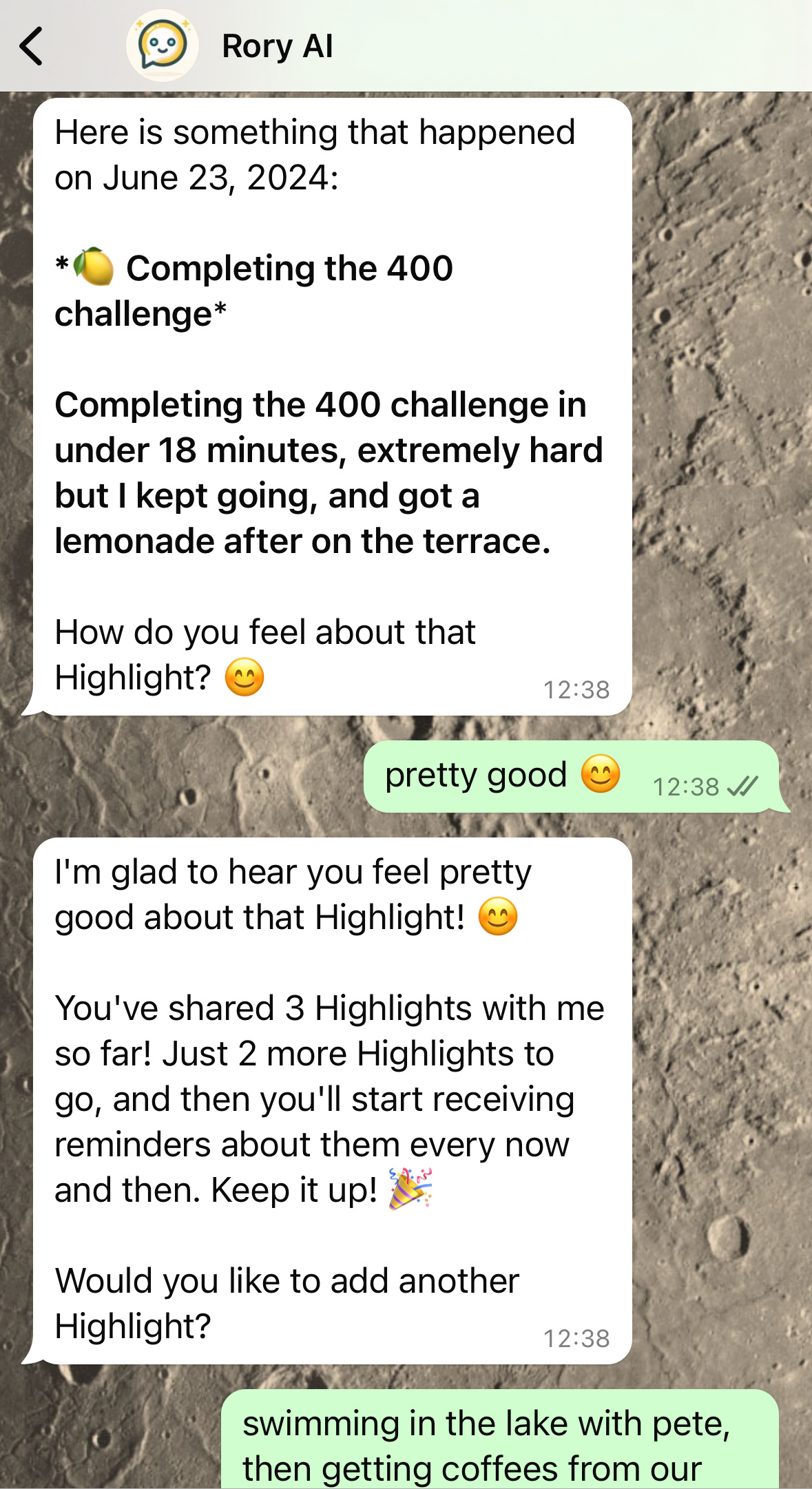 Rory AI [beta] - AI Journaling Companion gallery image