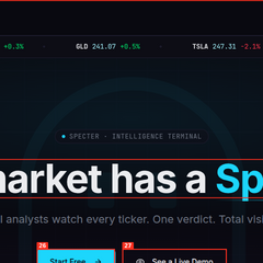Specter — Market Intelligence Terminal
