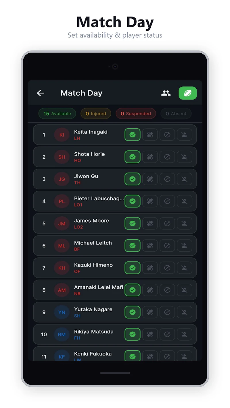 The Coach - Rugby Lineup screenshot 4