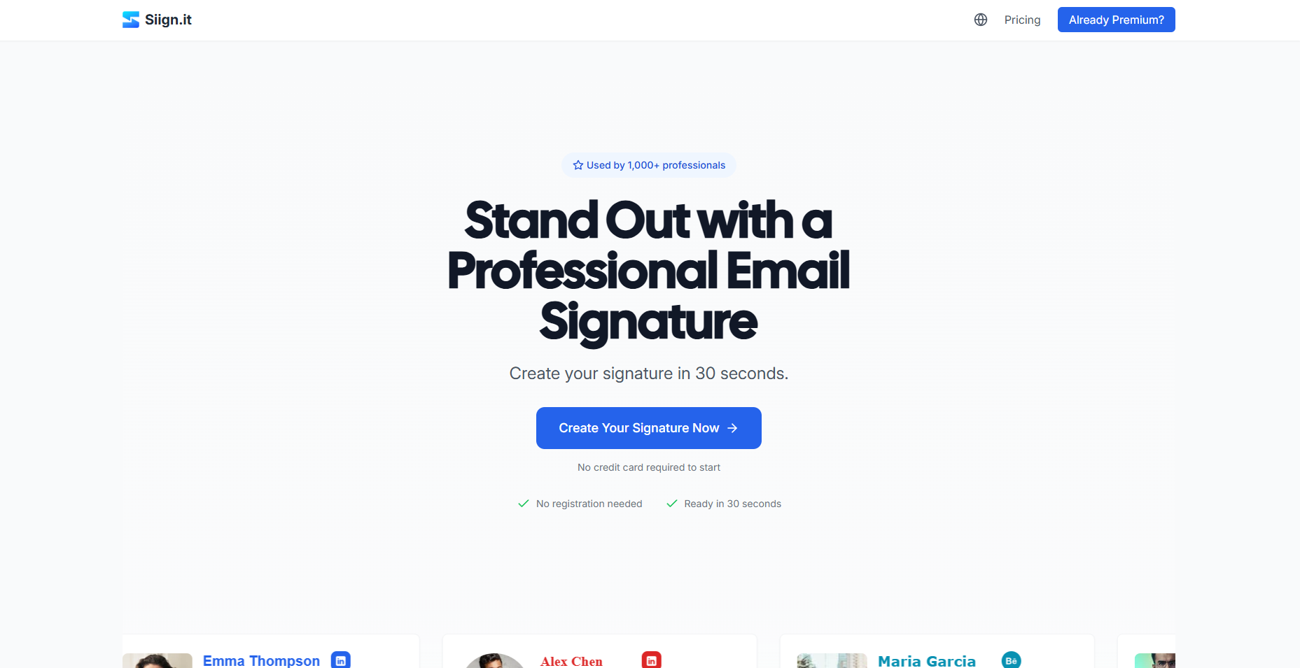 Siign.it - Generare firme e -mail professionali gratuite media 1