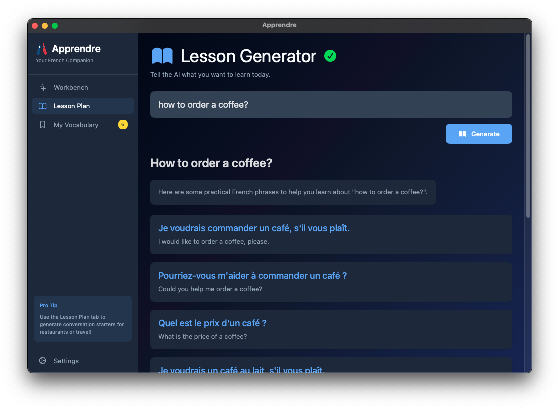 Apprendre - Master french, privately gallery image