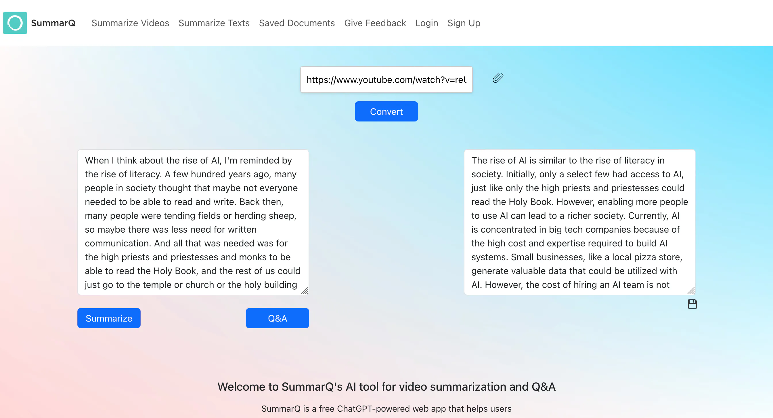 SummarQ gallery image