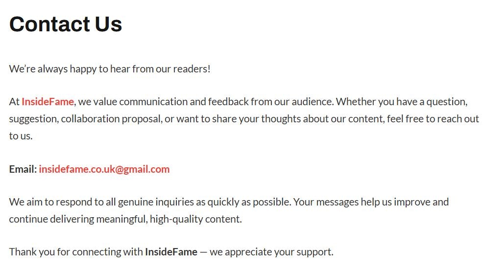 Insidefame gallery image