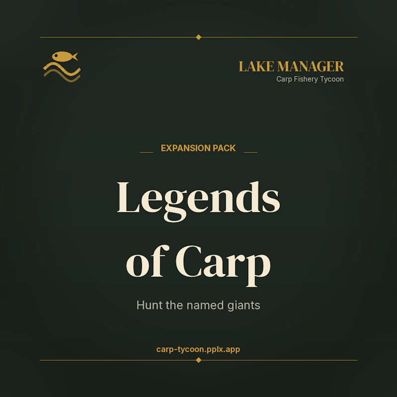 Carp Tycoon — Lake Manager screenshot 1