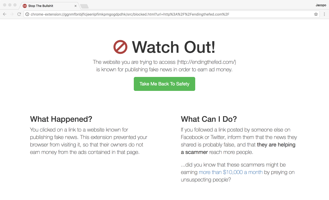 Stop The Bullshit gallery image