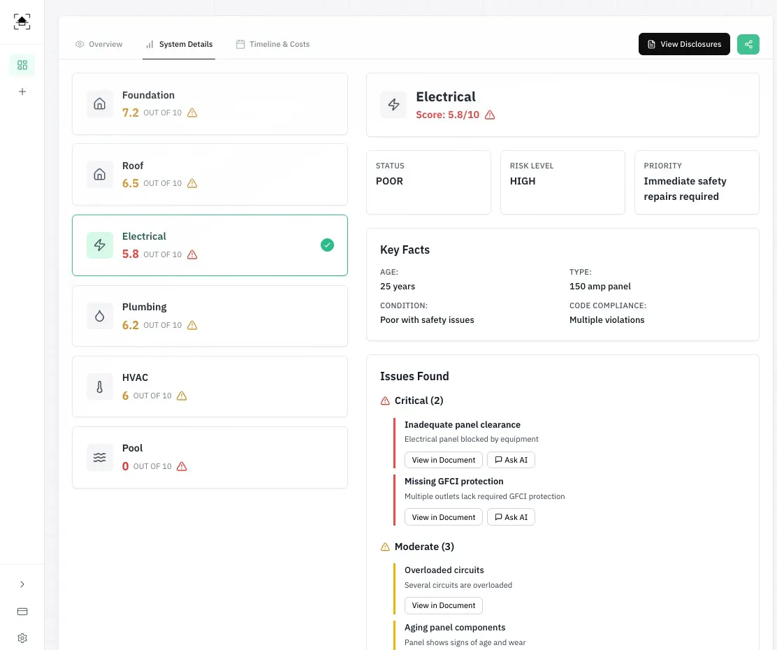 Truehouse AI: analyze home disclosures gallery image