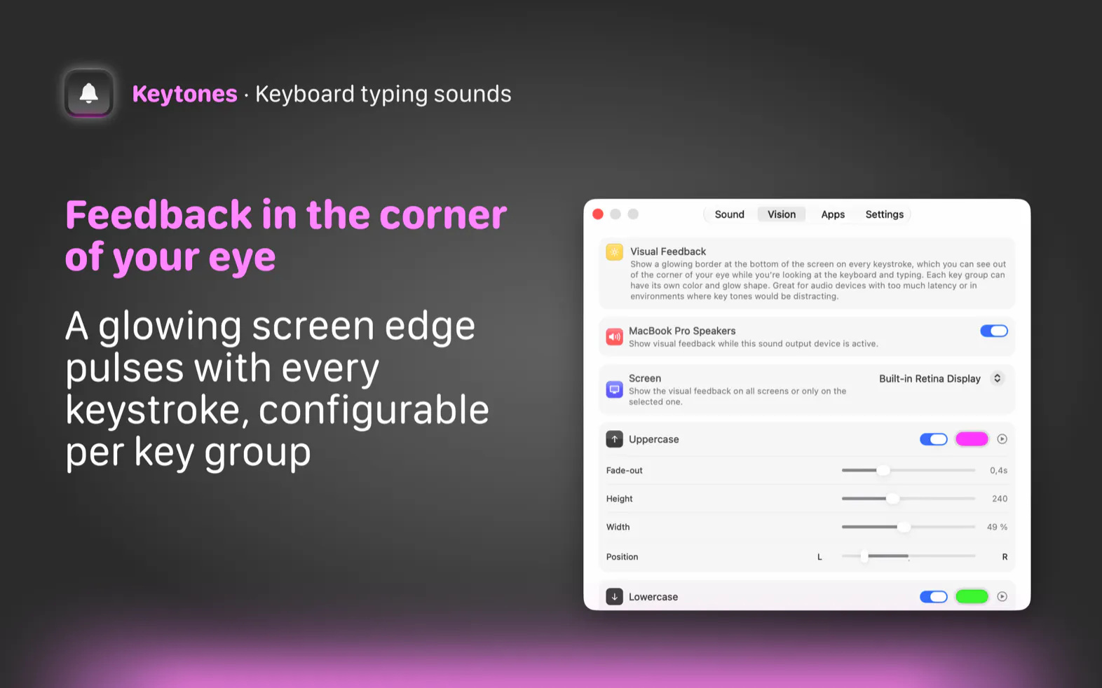 Keytones screenshot 2