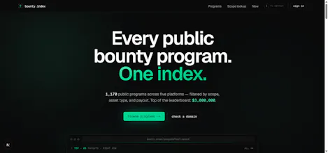 Bounty Index gallery image